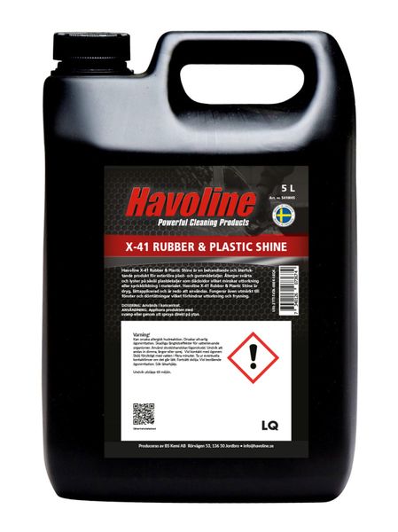 Havoline X-41 Rubber & Plastic Shine 5 L